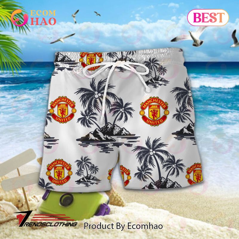 Manchester United EPL Hawaiian Shirt And Short