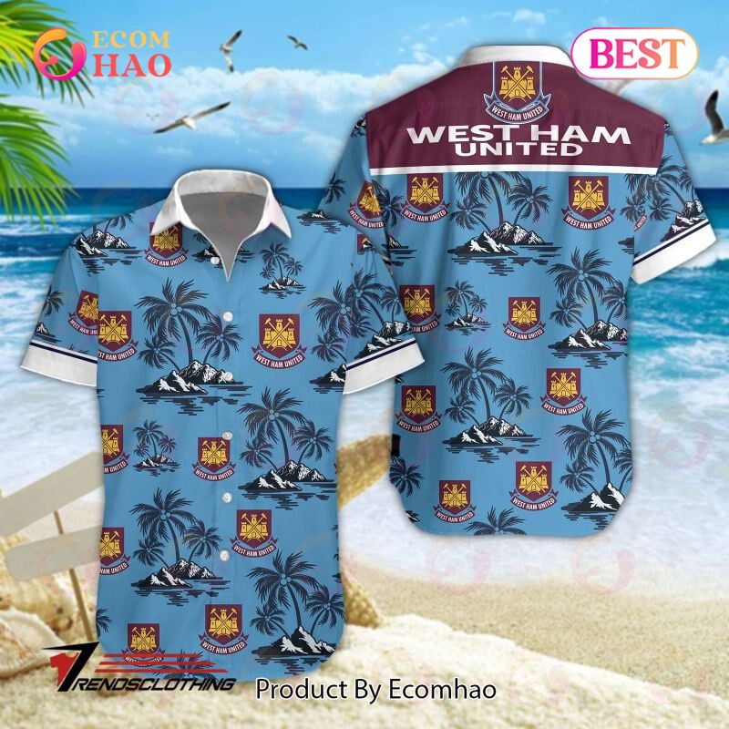 West Ham United F.C EPL Hawaiian Shirt And Short