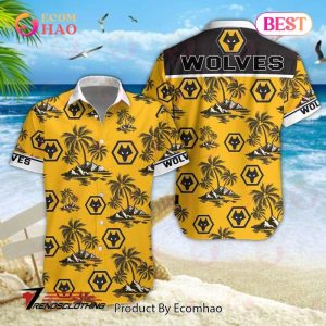 Wolverhampton Wanderers F.C EPL Hawaiian Shirt And Short Wolverhampton Wanderers F.C EPL Hawaiian Shirt And Short