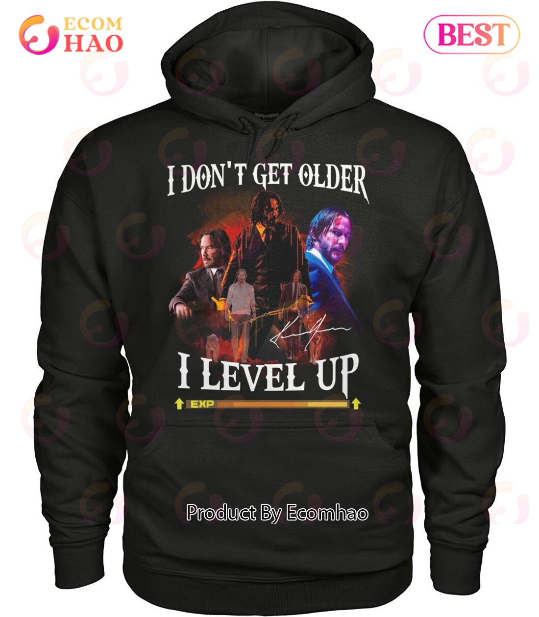 John Wick I Don’t Get Older I Level Up T-Shirt