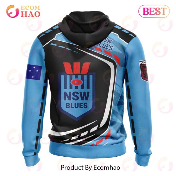 Personalized State Of Origin NSW Blues Special Design 3D Hoodie