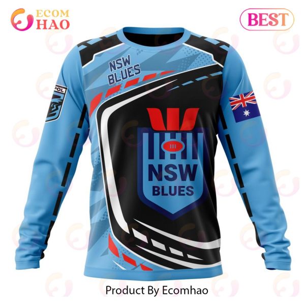 Personalized State Of Origin NSW Blues Special Design 3D Hoodie