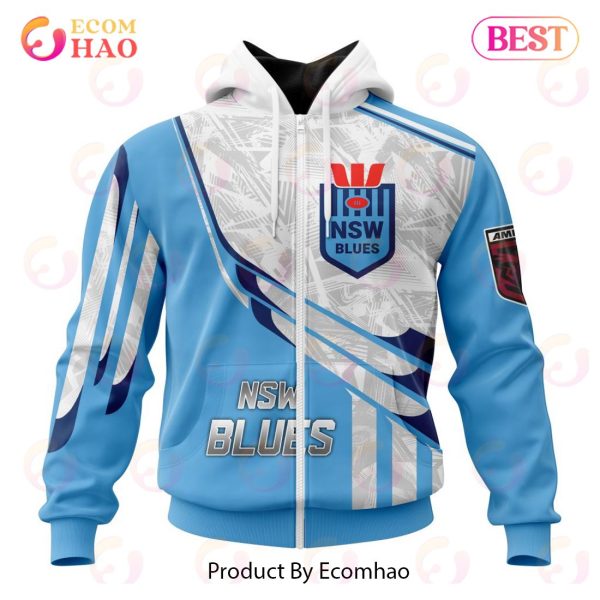State Of Origin NSW Blues Special Design 3D Hoodie