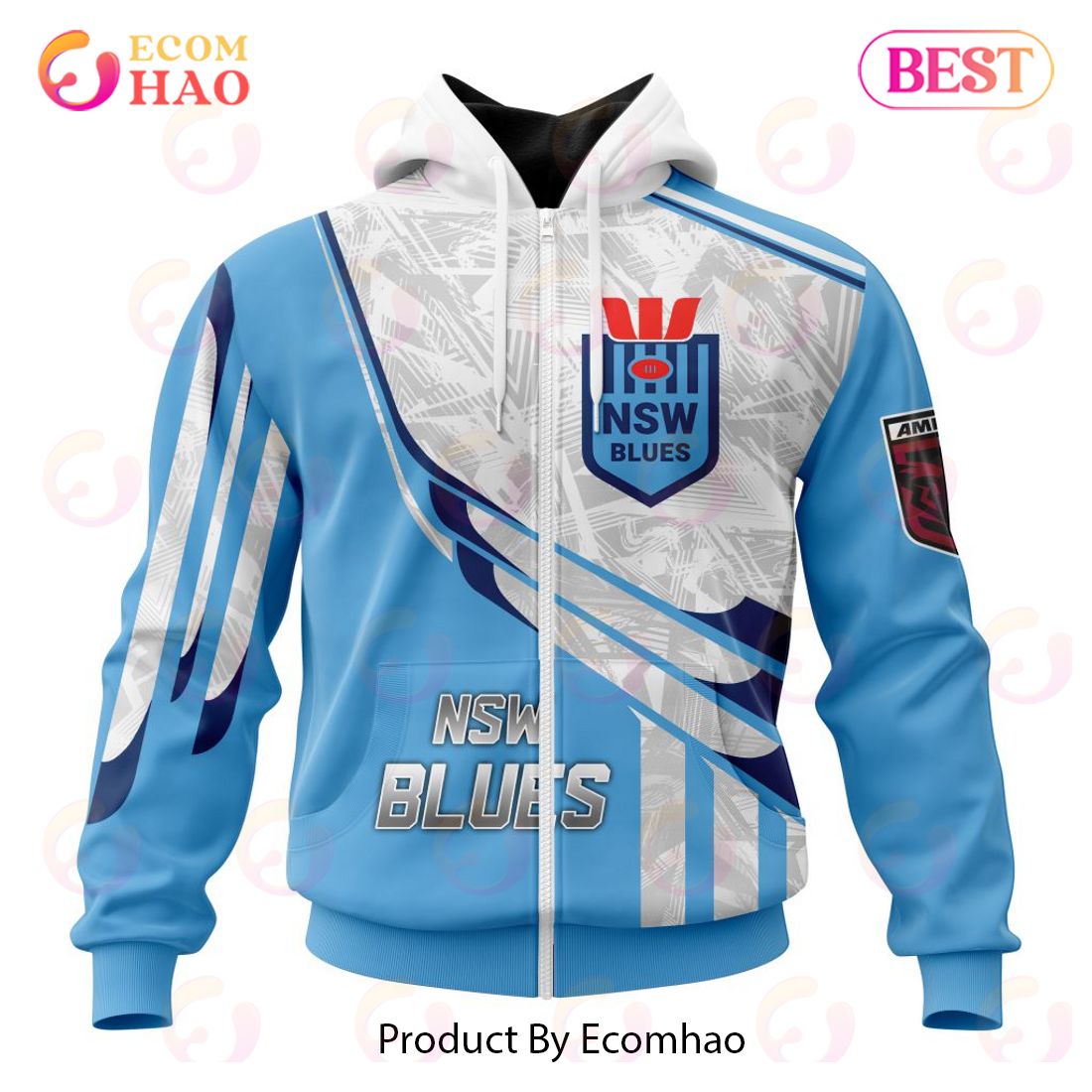 State Of Origin NSW Blues Special Design 3D Hoodie