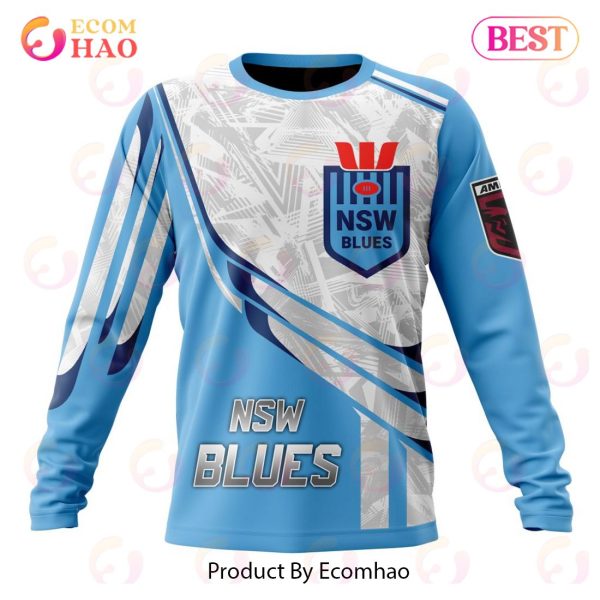 State Of Origin NSW Blues Special Design 3D Hoodie