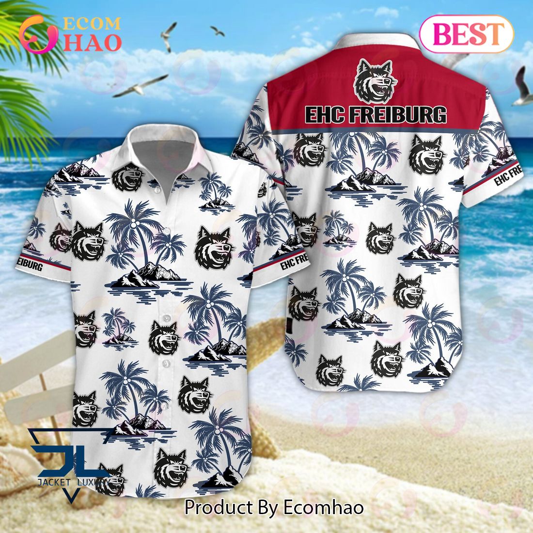 EHC Freiburg PENNY DEL und DEL 2 Hawaiian Shirt