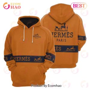 Hermes Paris Luxury Unisex Hoodie Luxury Brand Outfit For Men Women
