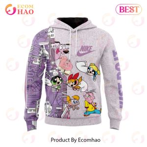 Nike Cartoon Just Do It Violet Unisex Hoodie Outfit For Men Women Luxury Brand Clothing Special Gift