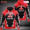 Supreme Red Black Luxury Brand Premium Hoodie For Men Women