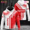 Supreme Red White Luxury Brand Premium Hoodie For Men Women
