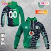 Personalized IRFU Connacht Rugby Mix Jersey Style 3D Hoodie