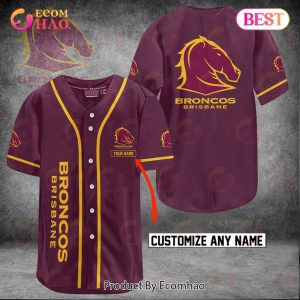 Brisbane Broncos 3D Polo Shirt NRL 2023 Custom Number And Name Gift For Men  And Women - Banantees