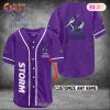 NRL Manly Sea Eagles Custom Name Baseball Jersey