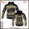 NHL Calgary Flames Camo Military Appreciation Team Authentic Custom Practice Jersey 3D Hoodie