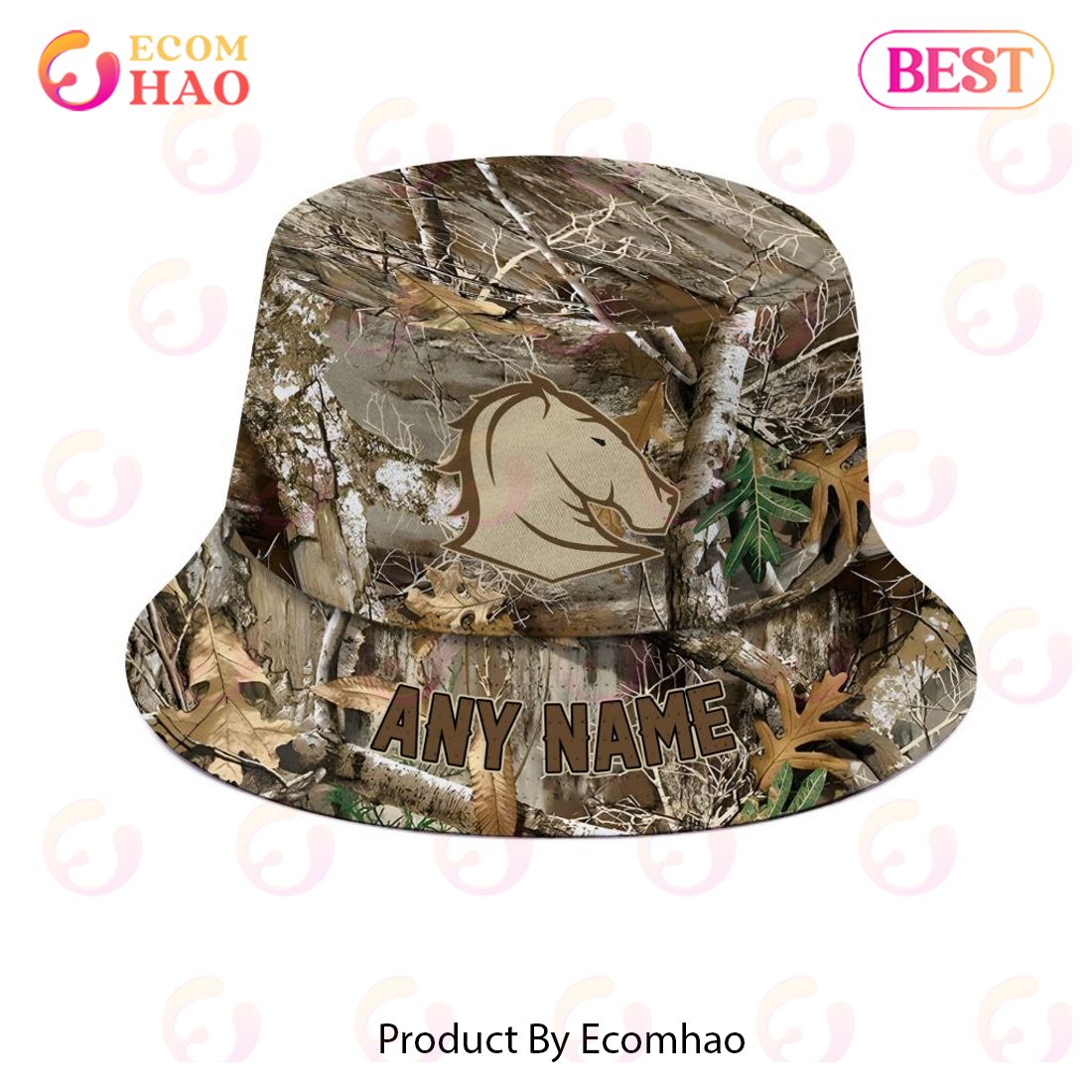 NRL Brisbane Broncos Special Camo Hunting Bucket Hat