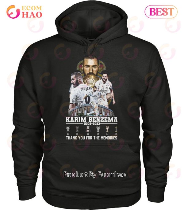 Karim Benzema 2009 – 2023 Thank You For The Memories T-Shirt