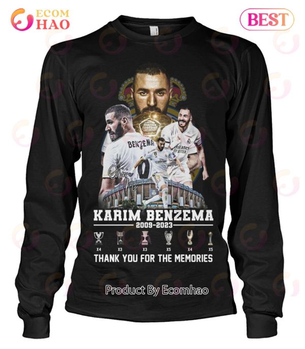 Karim Benzema 2009 – 2023 Thank You For The Memories T-Shirt