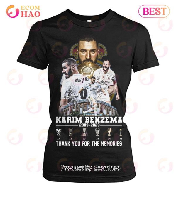 Karim Benzema 2009 – 2023 Thank You For The Memories T-Shirt