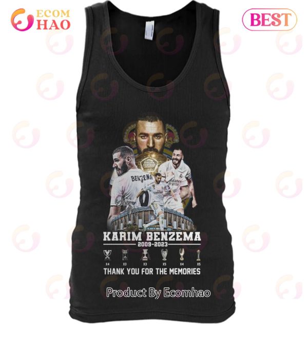 Karim Benzema 2009 – 2023 Thank You For The Memories T-Shirt