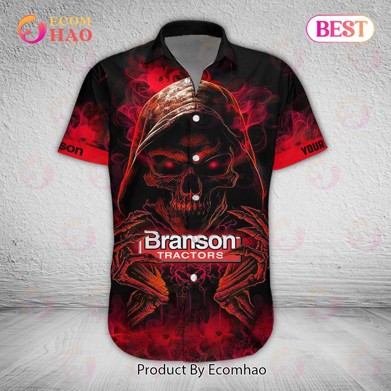 Custom Name Tractor Branson Hawaiian Shirt