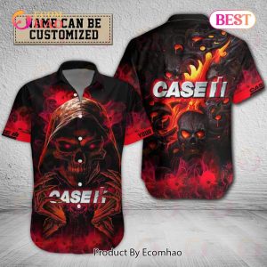 Custom Name Tractor Case IH Hawaiian Shirt