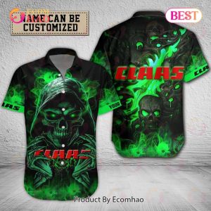 Custom Name Tractor Claas Hawaiian Shirt