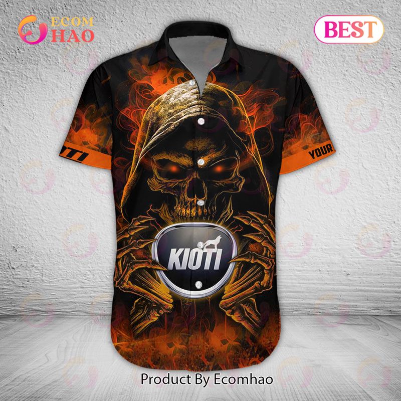 Custom Name Tractor Kioti Hawaiian Shirt