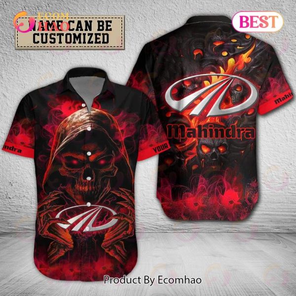Custom Name Tractor Mahindra Hawaiian Shirt