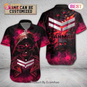 Custom Name Tractor Yanmar Hawaiian Shirt