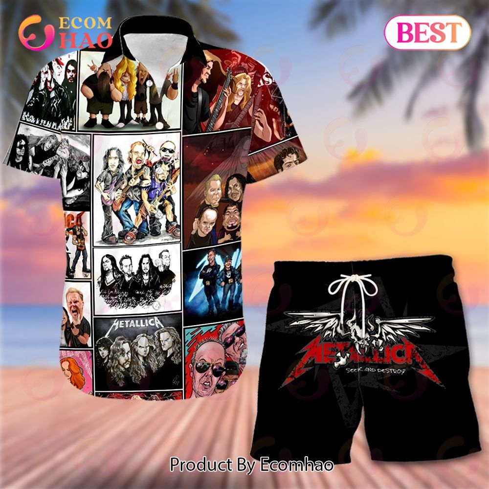 Metallica Rockband Hawaiian Shirt