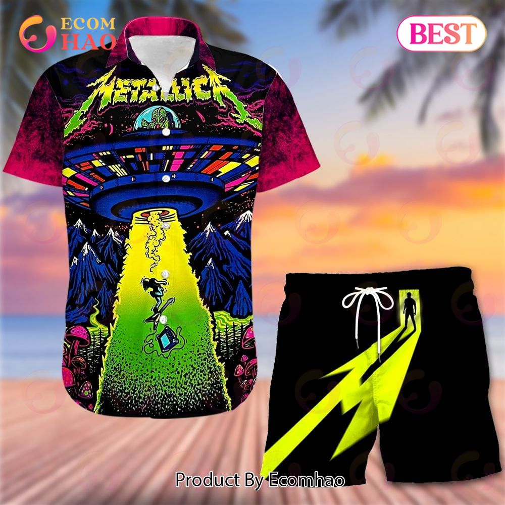 Metallica UFO Hawaiian Shirt