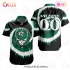 NHL Columbus Blue Jackets Special Grateful Dead Tie-Dye Design Button Shirt Polo Shirt