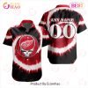 NHL Dallas Stars Special Grateful Dead Tie-Dye Design Button Shirt Polo Shirt