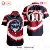 NHL Vegas Golden Knights Special Grateful Dead Tie-Dye Design Button Shirt Polo Shirt