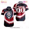 NHL Washington Capitals Special Grateful Dead Tie-Dye Design Button Shirt Polo Shirt