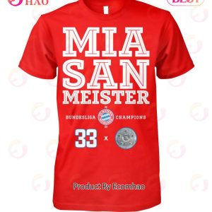 Mia San MEISTER Bundesliga 22-23 Champions FC Bayern Munchen T-Shirt