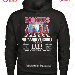 Sooners 48th Anniversary 1975 – 2023 Thank You For The Memories T-Shirt