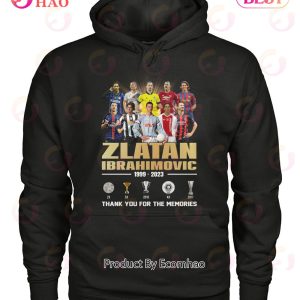 Zlatan Ibrahimovic 1999 – 2023 Thank You For The Memories T-Shirt