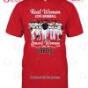 Real Women Love Baseball Smart Women Love The Sooners T-Shirt Real Women Love Baseball Smart Women Love The Sooners T-Shirt