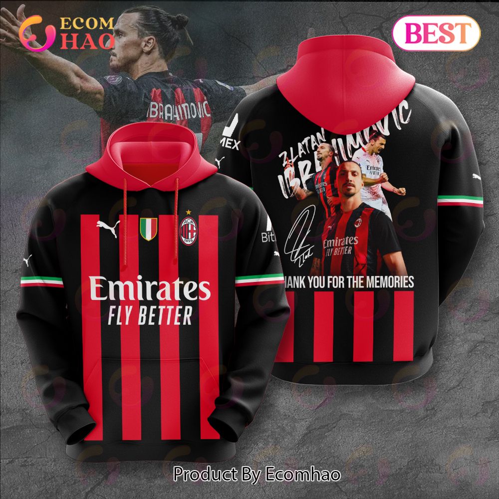 Zlatan Ibrahimovic Thank You For The Memories 3D Hoodie