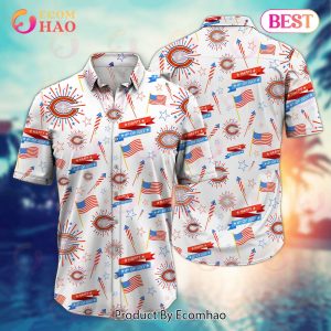 NFL Chicago Bears Happy 4th Of July Hawaiian Shirt