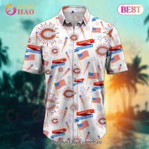 NFL Chicago Bears Happy 4th Of July Hawaiian Shirt