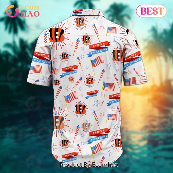 NFL Cincinnati Bengals Happy 4th Of July Hawaiian Shirt