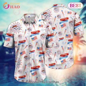 NFL Denver Broncos Happy 4th Of July Hawaiian Shirt
