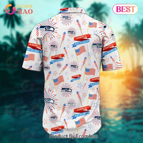 NFL Seattle Seahawks Happy 4th Of July Hawaiian Shirt