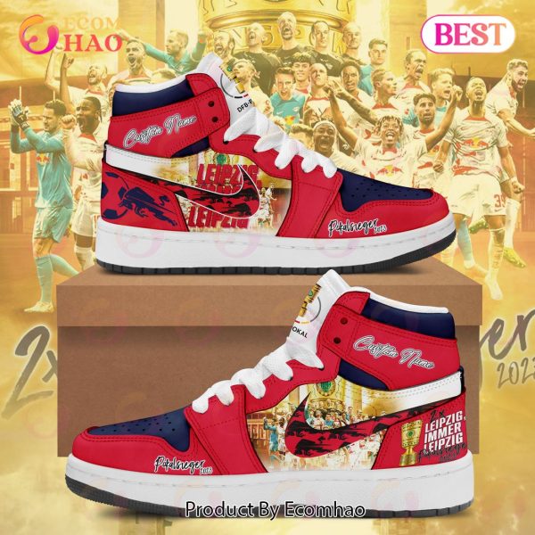 Custom Name Leipzig Champions DFB-Pokal 2023 Air Jordan 1, Hightop