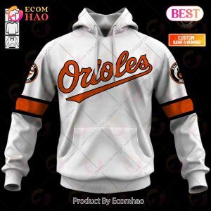 Personalized MLB Baltimore Orioles Home Jersey Style 3D Hoodie Personalized MLB Baltimore Orioles Home Jersey Style 3D Hoodie