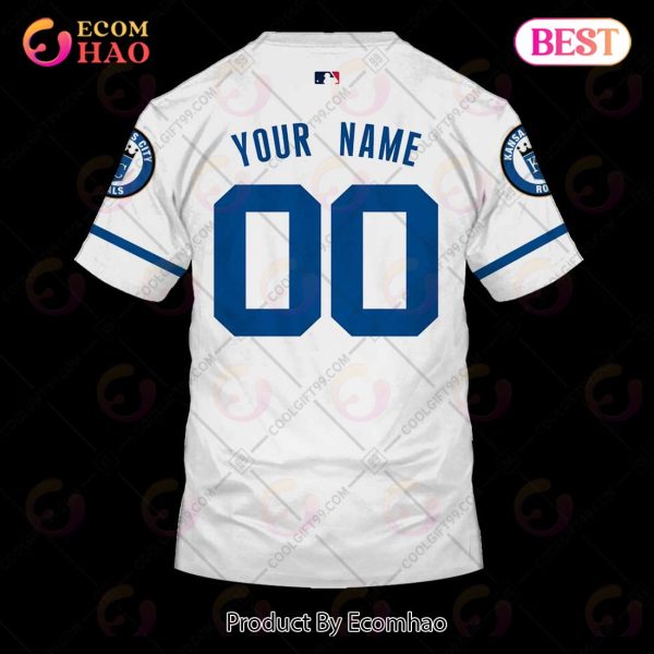 Personalized MLB Kansas City Royals Home Jersey Style 3D Hoodie