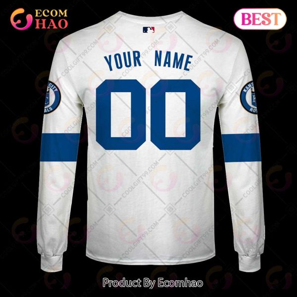 Personalized MLB Kansas City Royals Home Jersey Style 3D Hoodie