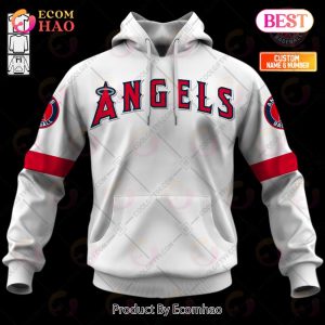 MLB Los Angeles Angels Mix Jersey Custom Personalized Hoodie Shirt - Growkoc